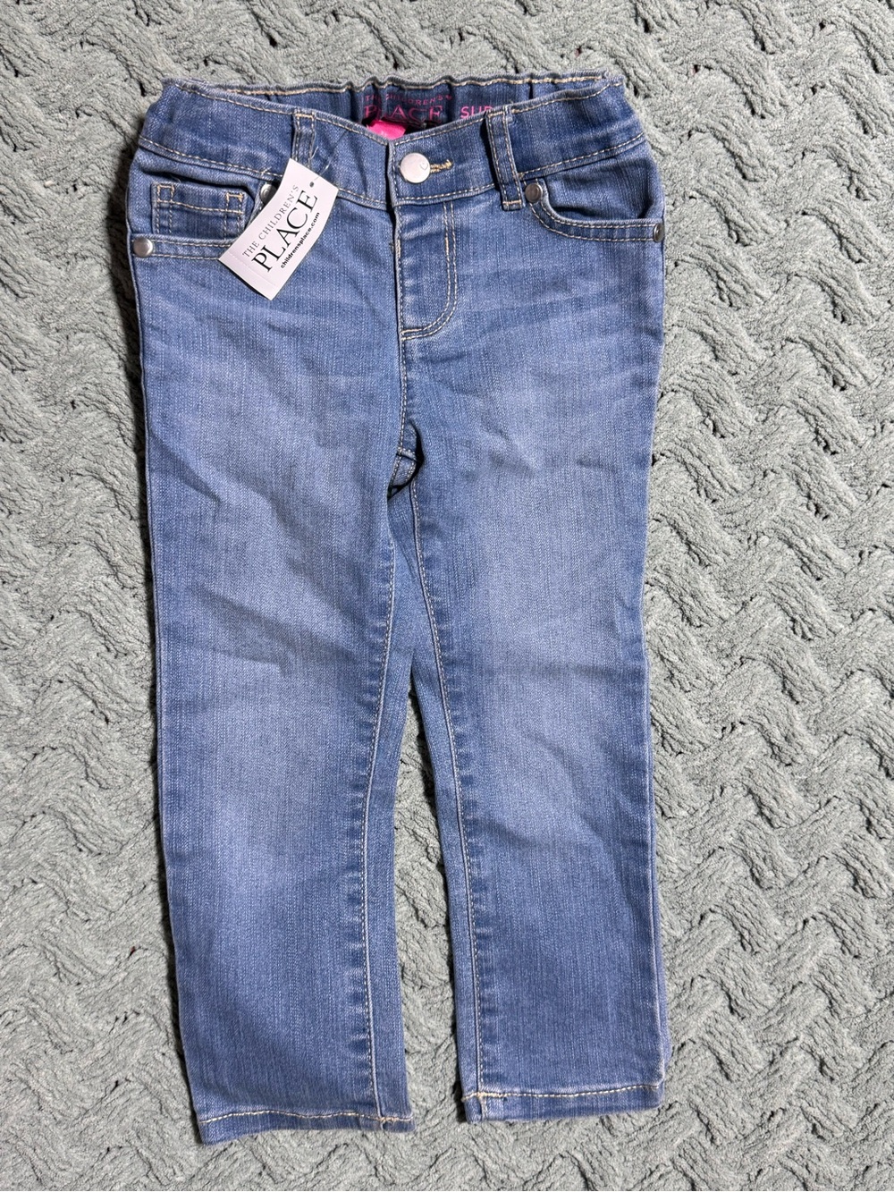 The Children's Place Blue Girls' Slim Stretch Jeans 3t